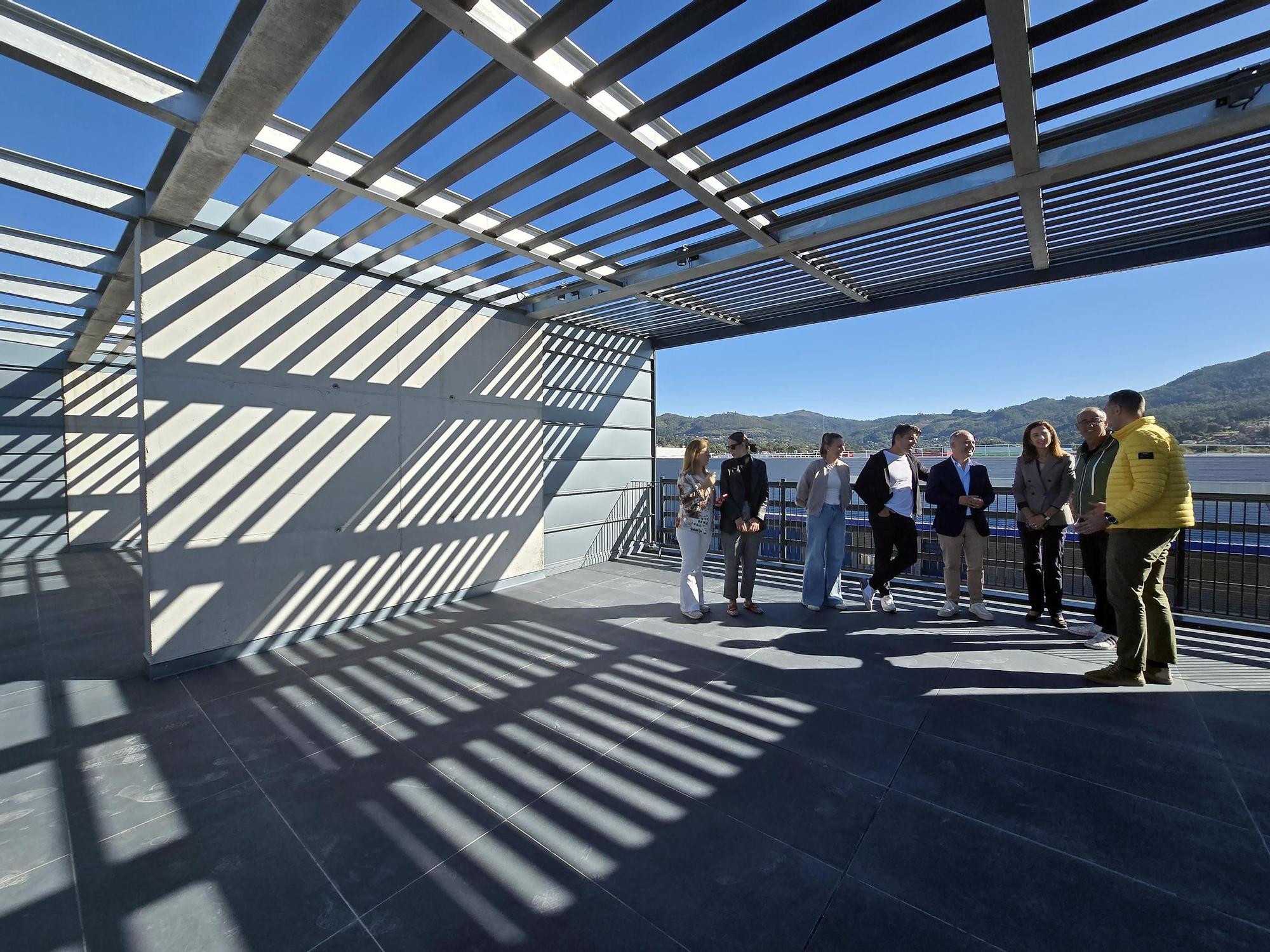 Visita a las nuevas naves de la Zona Franca para empresas tecnológicas en Pordo do Molle