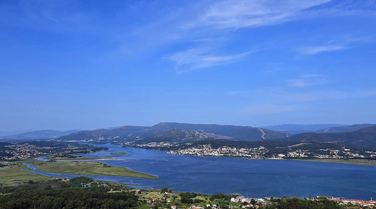 Vistas desde Santa Trega, en A Guarda