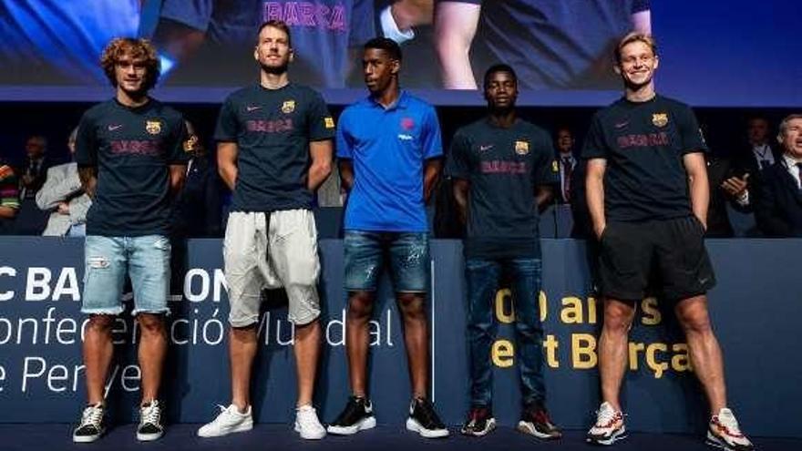 Los fichajes del Barça: Griezmann, Neto, Júnior, Wagué y De Jong.