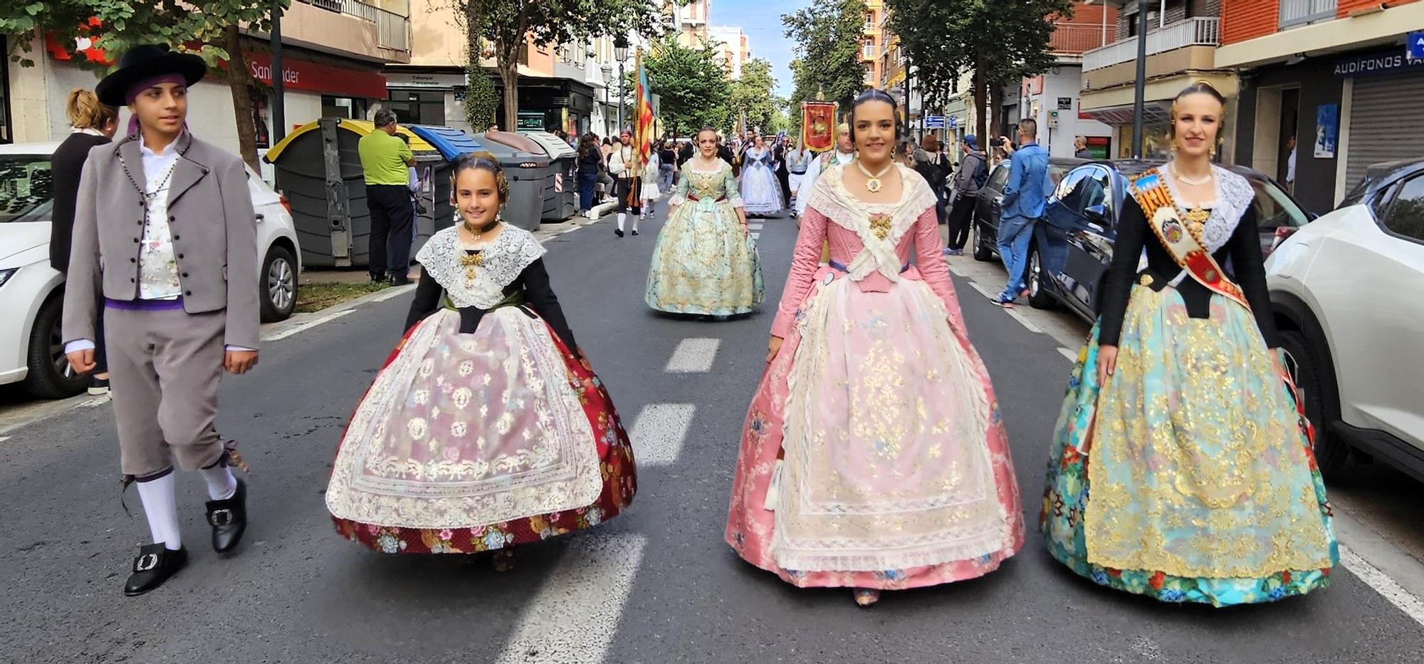 Las comisiones el Marítim, protagonistas en el Homenaje a la Senyera