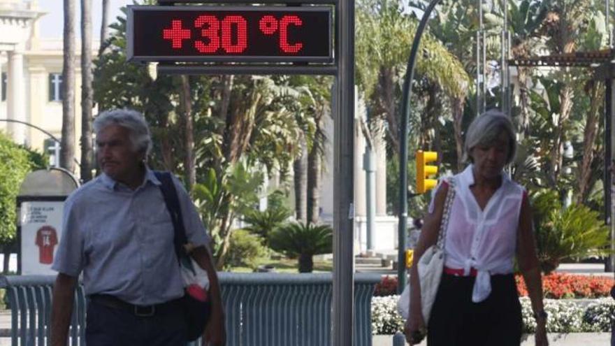 Las temperaturas en Málaga capital subirán durante esta semana.