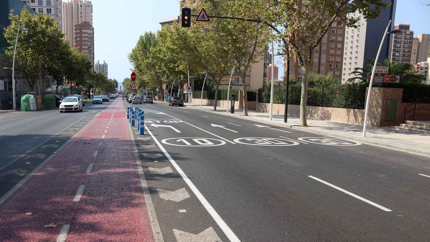Benidorm reorganiza el tráfico para mejorar el acceso a Levante