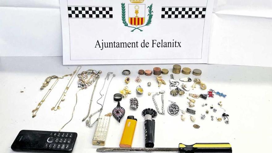 Detenido tras robar joyas en un domicilio en Felanitx