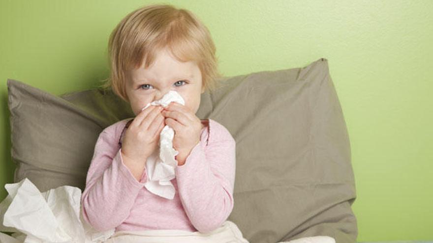Los niños son &#039;víctimas&#039; propicias de la gripe y los resfriados.