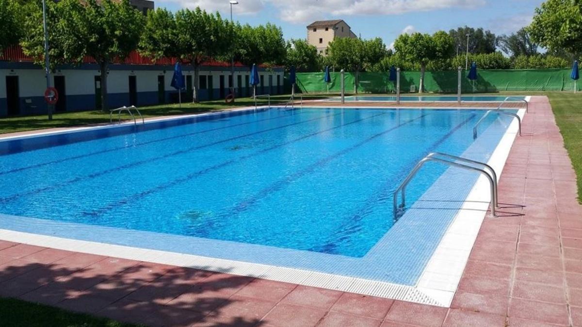 La piscina municipal de Torres de Segre.