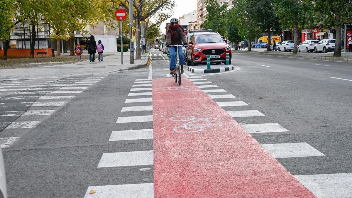 Carril bici de Tres Forques, ya operativo.