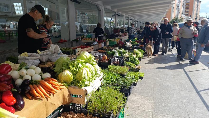 El mercado de la huerta de la Pola, en imágenes