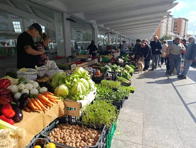 El mercado de la huerta de la Pola, en imágenes