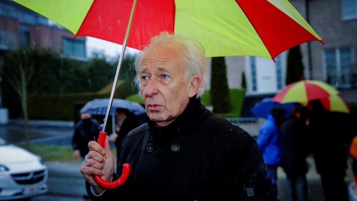 Albert Boadella en un acto político en Bruselas.