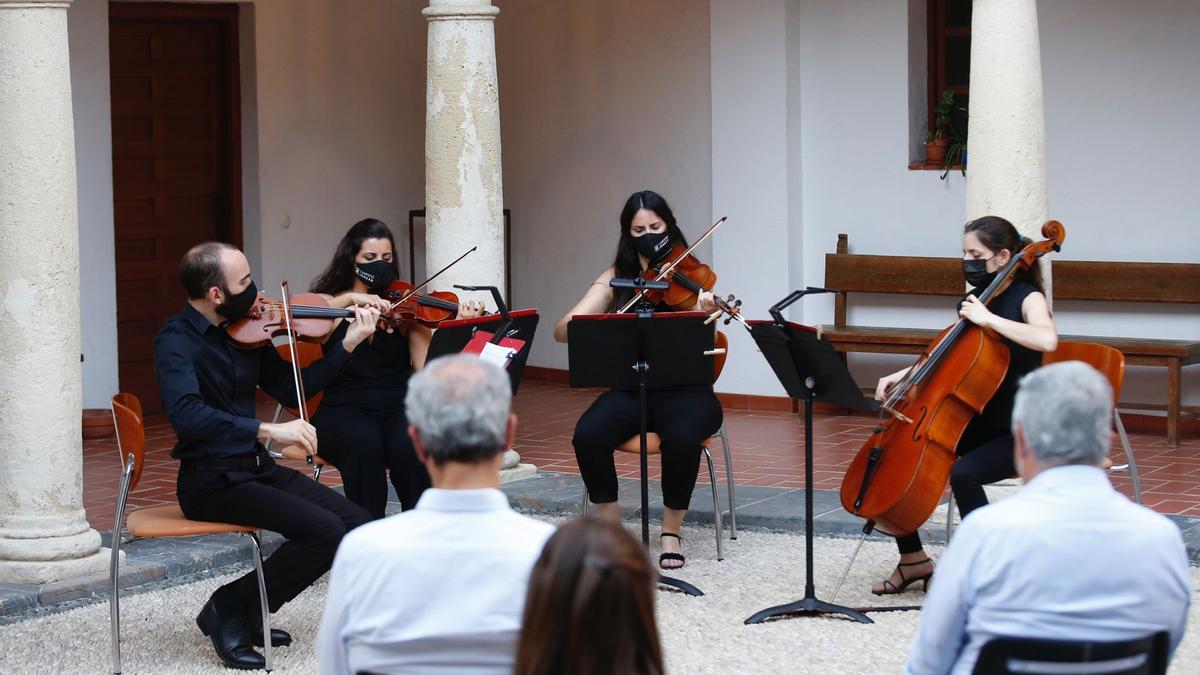 El Cuarteto Jordán durante su concierto en el Gala Fest.