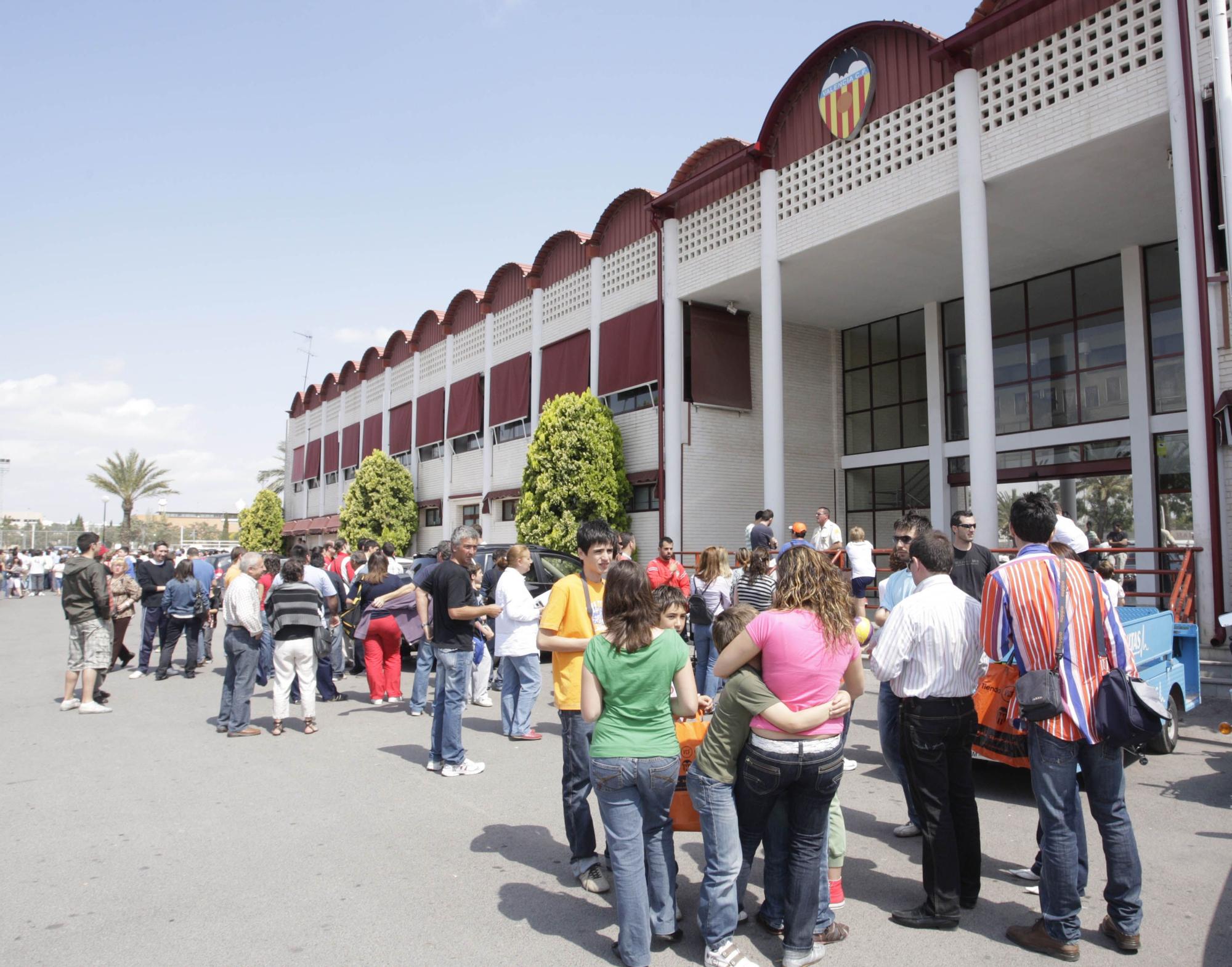 La Ciudad Deportiva de Paterna cuando era un lugar de peregrinaje valencianista