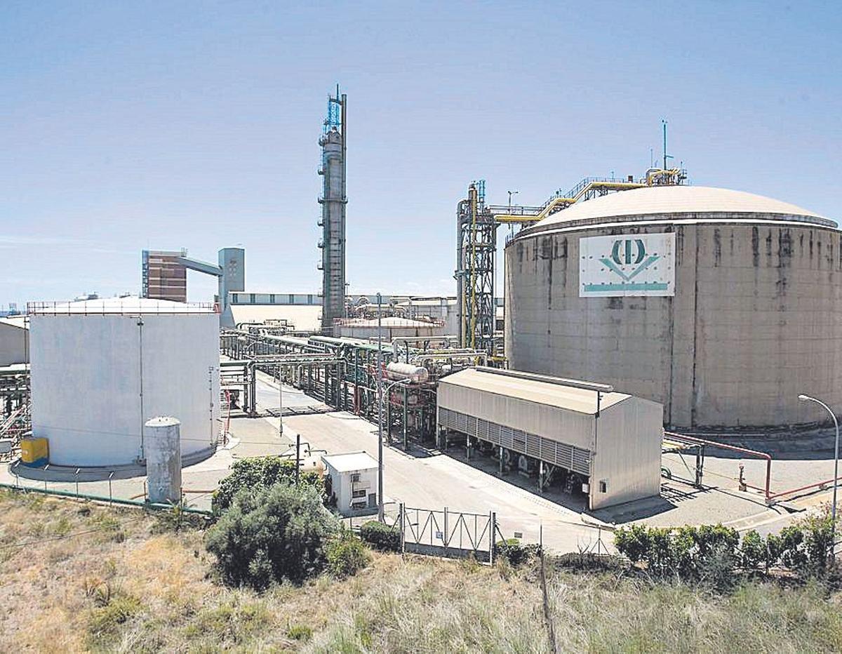 Instalaciones de Fertiberia en Sagunt.