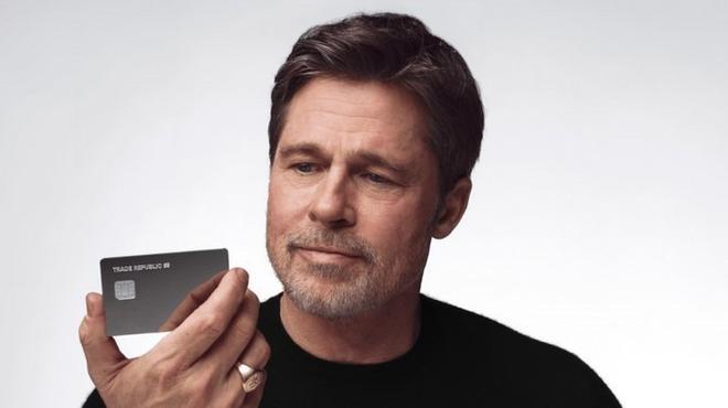Brad Pitt, imagen de  la nueva campaña publicitaria de Trade Republic