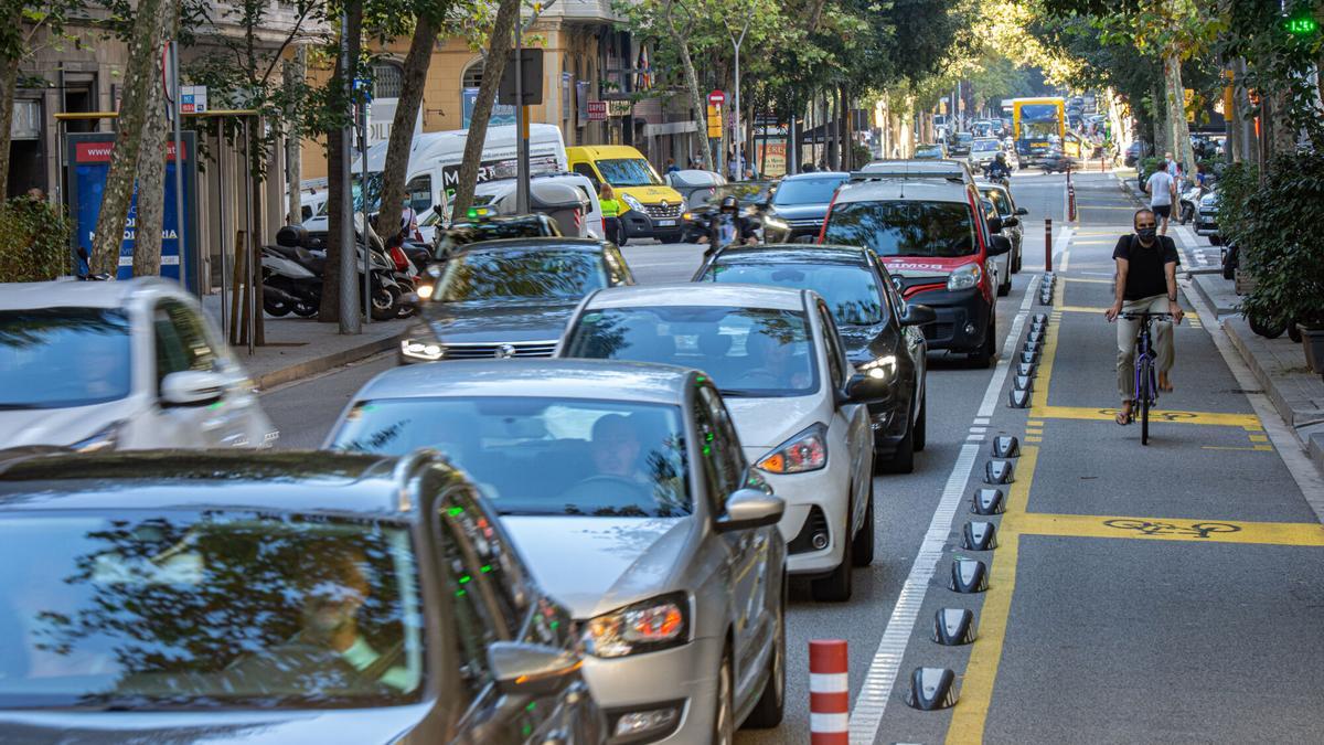 Tráfico en Barcelona