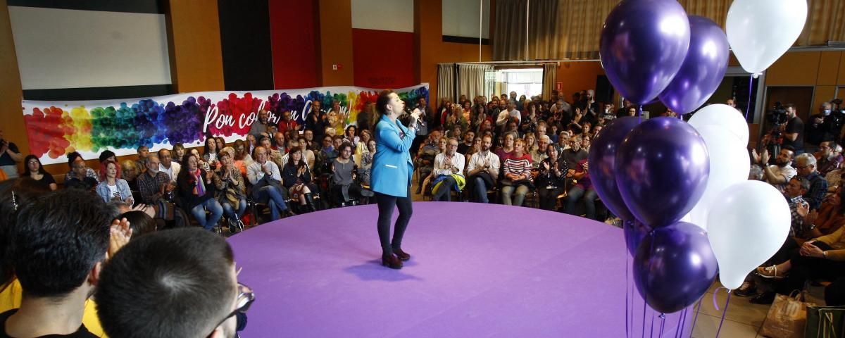 Podemos celebra su mitin central en Zaragoza