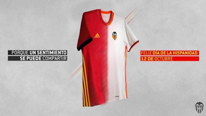 El VCF celebra el día de la Hispanidad con nueva camiseta - Levante-EMV