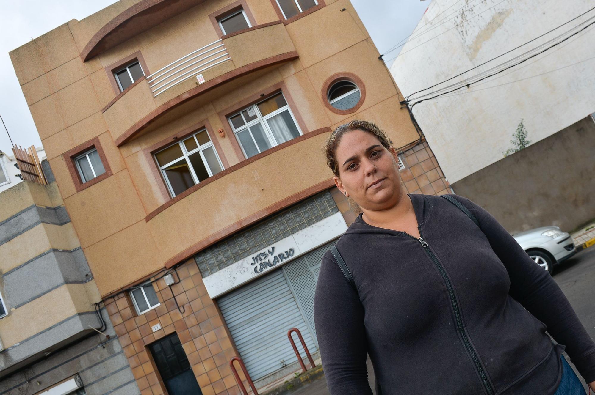 Consecuencias del temporal en el barrio de Las Mesas