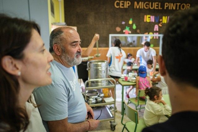 Campamento de verano con la participación de 150 niños en el Colegio Miguel Pintor