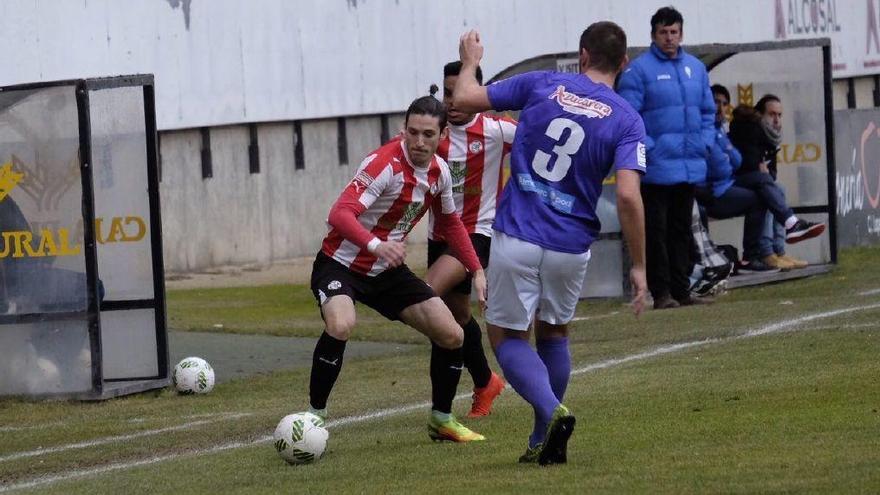 Adrián Pérez, este domingo.