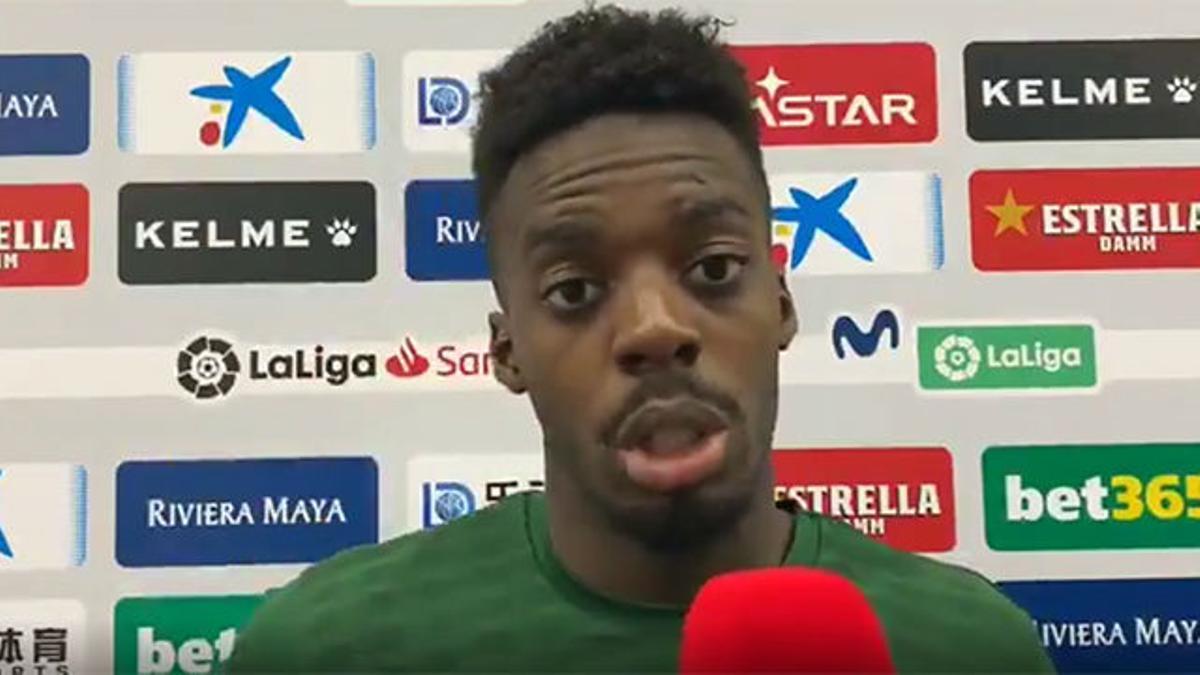 Las palabras de Iñaki Williams tras los insultos racistas sufridos en Cornellá: "Es un día triste"