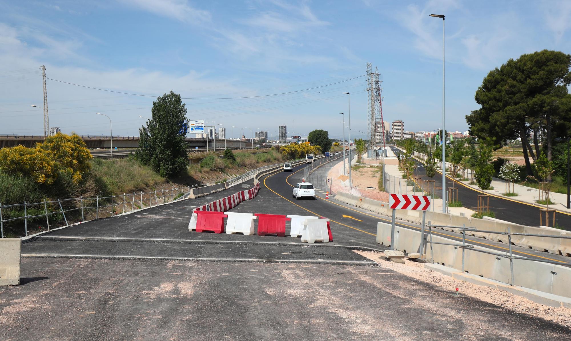 El nuevo acceso a València desde la Pista de Silla