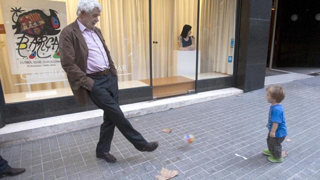 Maragall, con su nieto Nolasc