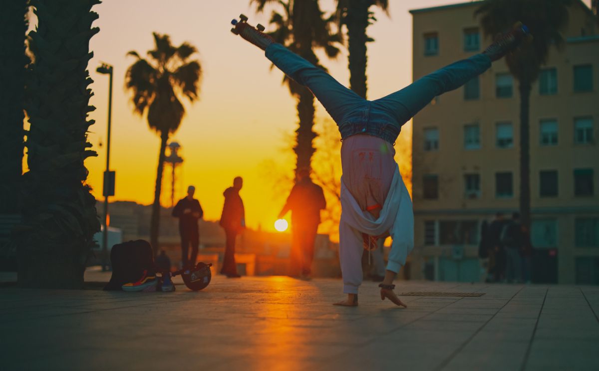 Atardecer en Barcelona