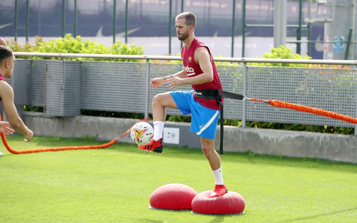 Así fue el primer día de entrenamiento del Barça 2021/2022