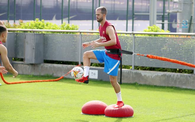 Así fue el primer día de entrenamiento del Barça 2021/2022