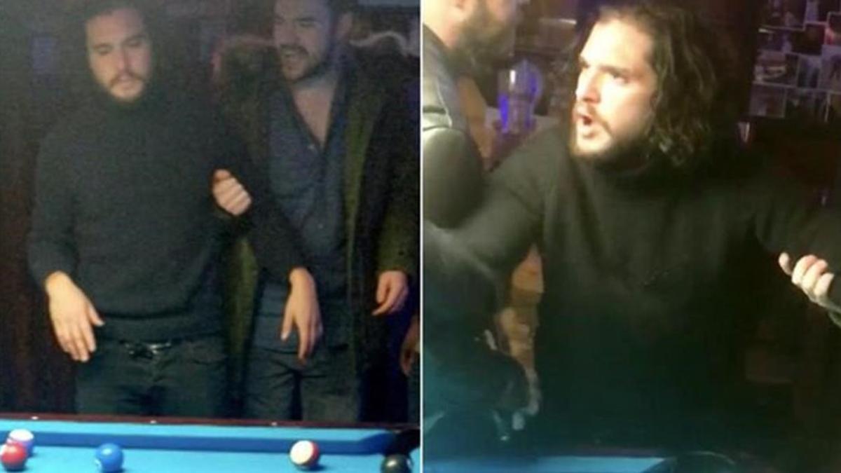 Kit Harington, expulsado borracho de un bar