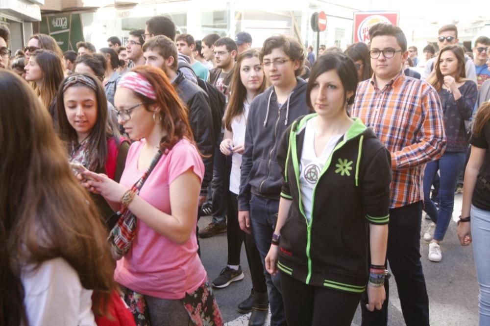 Manifestación en Murcia contra la Lomce