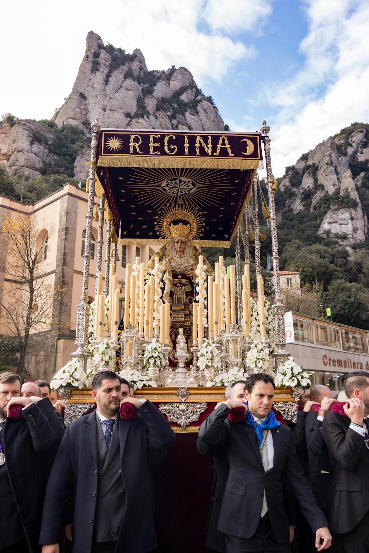 La Verge de Montserrat de Sevilla a l'abadia