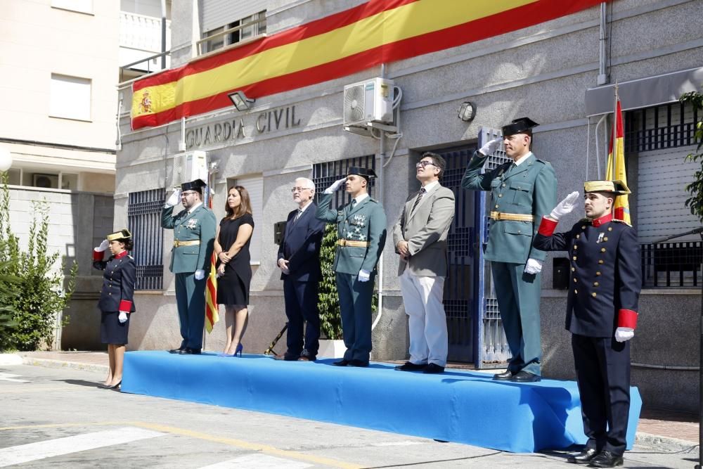 Misa y acto castrense en el cuertel de la Compañía de la Guardia Civil de Torrevieja y la Vega Baja el día de la Virgen del Pilar