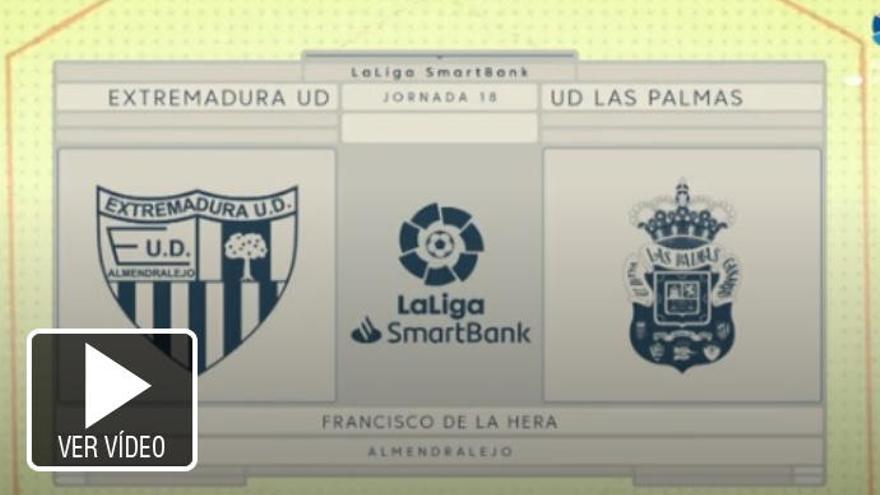 Resumen del partido Extremadura - UD Las Palmas