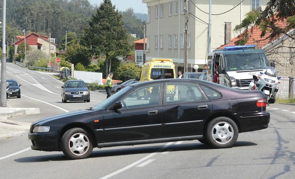 Un ciclista muere arrollado en Poio