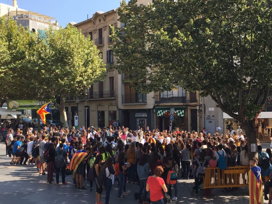 Mobilització dels Estudiants del Pius Font i Quer, Lluís de Peguera i Lacetània