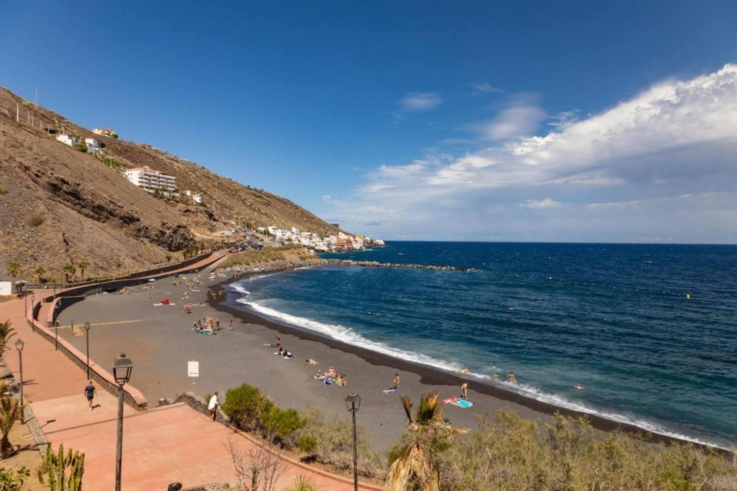 The five best black sand beaches in Tenerife