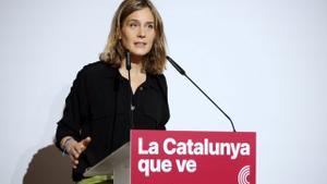 La candidata dels Comuns a presidir la Generalitat, Jéssica Albiach