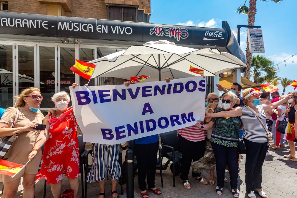 Visita de los Reyes a Benidorm