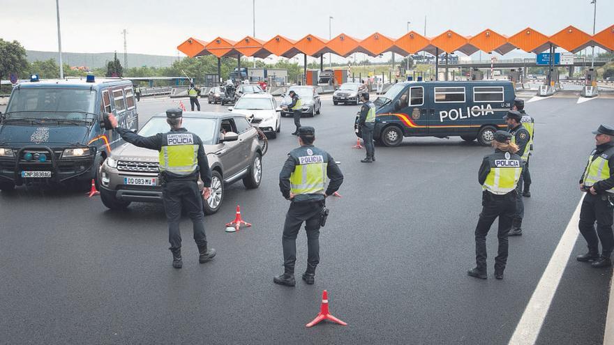 La Jonquera és un dels punts on tenen lloc un major nombre de controls policials