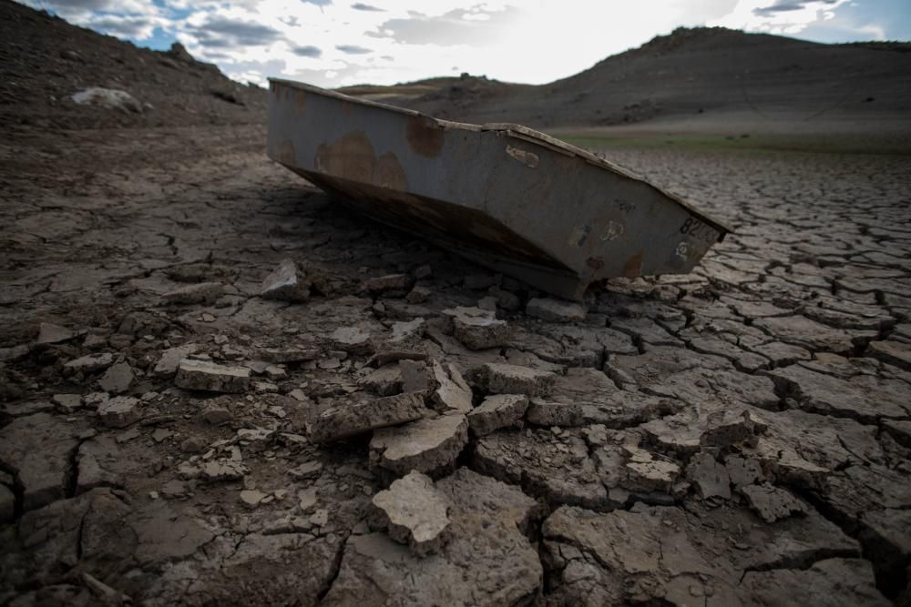 Sequía en Zamora: Mínimos en el embalse del Esla