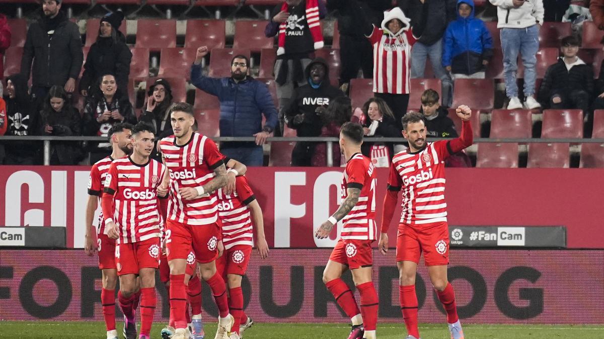 Girona - Almería: El gol de Stuani