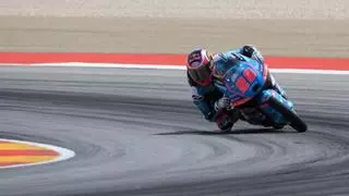David Almansa lidera toda la carrera, pero gana Máximo Quiles por 21 milésimas de segundo en Moto3