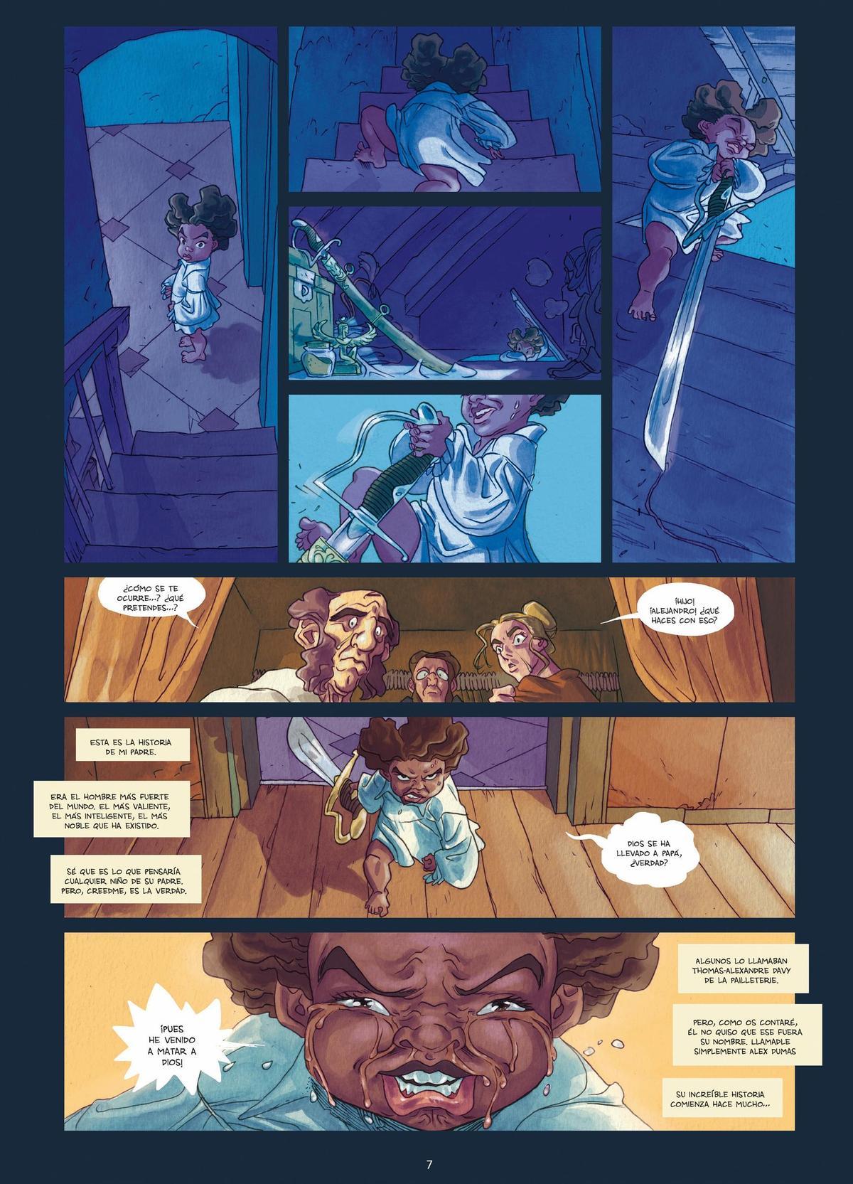 Página de 'El primer Dumas'.