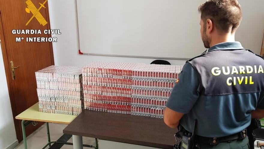 La Guardia Civil aprehende 1.500 cajetillas de tabaco de contrabando