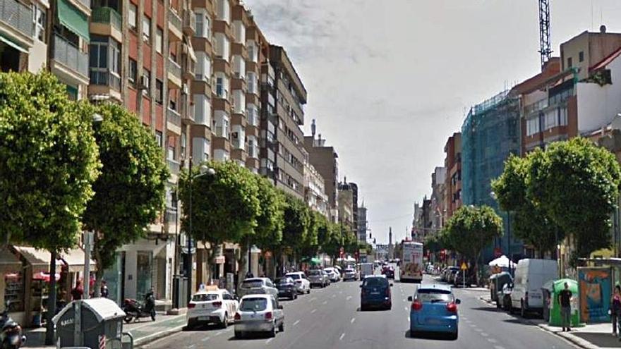 Estado actual de la avenida del Puerto. | LEVANTE-EMV