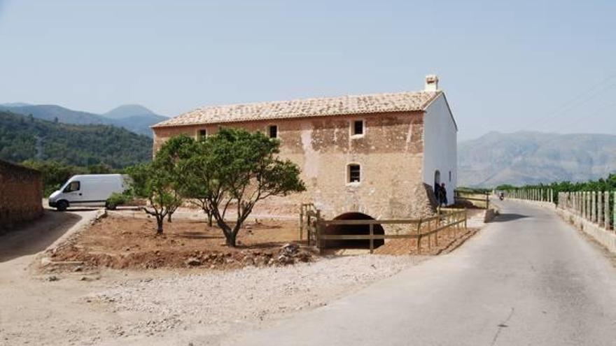 El Molí del Pla de Tavernes de la Valldigna, que está rehabilitado.