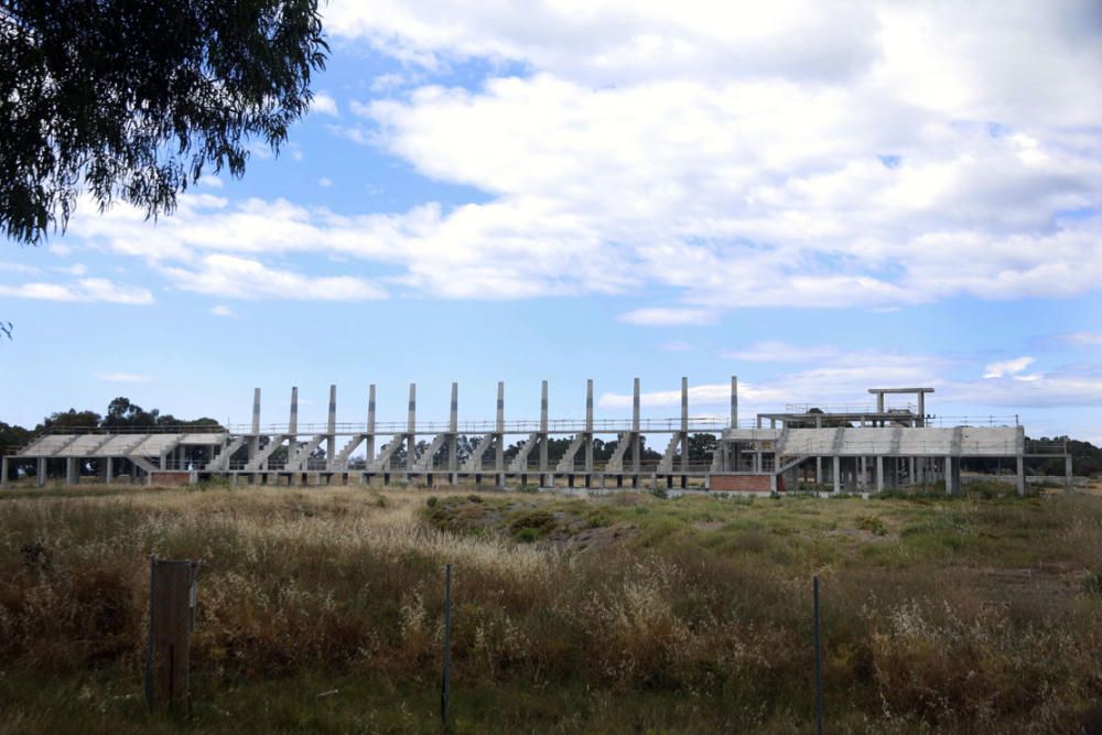 Arraijanal: Las obras abandonadas de la Academia del Málaga CF