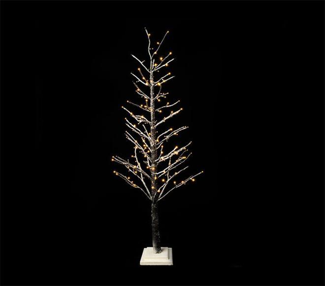 Árbol de Navidad de metal con luces de El Corte Inglés