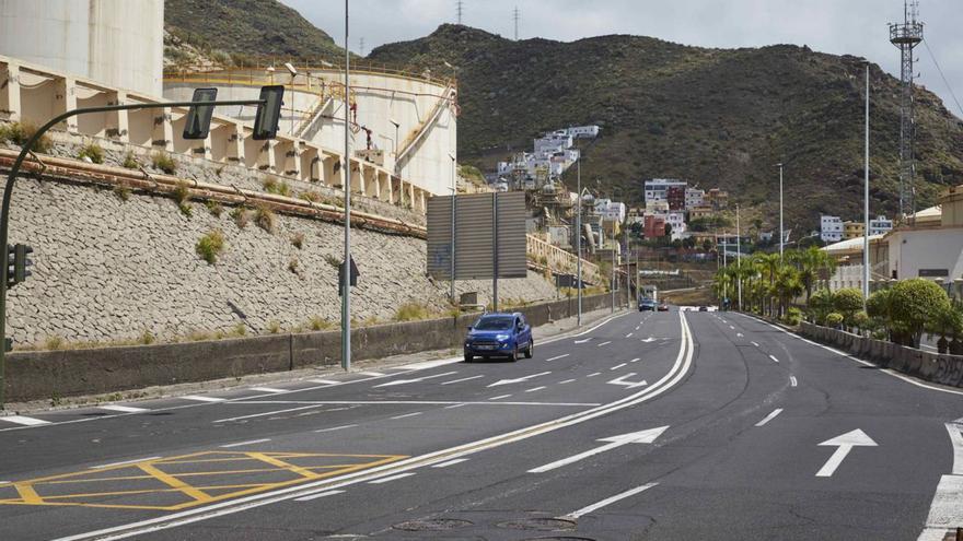 El Cabildo tramita la reposición del alumbrado de la autovía de San Andrés